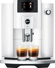 Акція на Кавомашина JURA E6 Piano White EC від Rozetka