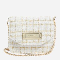 Акція на Сумка крос-боді через плече жіноча маленька Guess 886483814 Біла від Rozetka