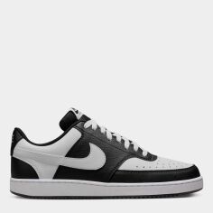 Акція на Чоловічі кеди низькі Nike Court Vision Lo HM9862-001 43 (9.5US) 27.5 см Чорно-білі від Rozetka