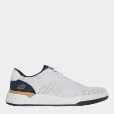 Акція на Чоловічі кеди низькі Skechers 210793 WHT 41 (8US) 26 см Білі від Rozetka