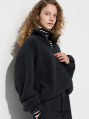 Акція на Куртка демісезонна жіноча Uniqlo 167195638 XL Чорна від Rozetka