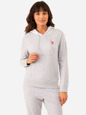 Акція на Худі жіноче U.S. Polo Assn 524323084 XL Сіре від Rozetka