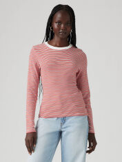 Акція на Лонгслів довгий жіночий Levi's 505184388 L Червоний від Rozetka