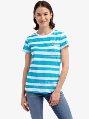 Акція на Футболка жіноча U.S. Polo Assn 431615747 XS Блакитна з принтом від Rozetka