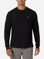 Акція на Лонгслів чоловічий Lacoste 111161221 2XL Чорний від Rozetka