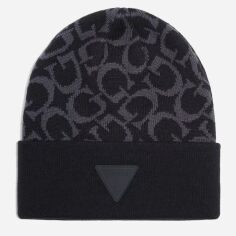 Акція на Шапка Guess 128064683 One Size Чорна від Rozetka