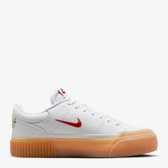 Акція на ЖІночі кеди низькі Nike Court Legacy Lift FV5526-103 37.5 (6.5US) 23.5 см Білі від Rozetka