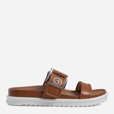 Акція на Жіночі шльопанці Michael Kors 478376037 36.5 Коричневі від Rozetka