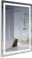 Акція на Дзеркало МОЙДОДИР Olmo 65x85/85x65 з LED-підсвіткою від Rozetka