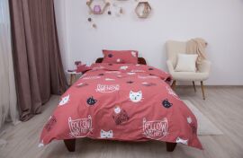 Акція на Комплект постільної білизни ТЕП Полуторний 150х215 см Soft dreams Кошенятка Коричневий Ранфорс (2-04191_29915) від Rozetka