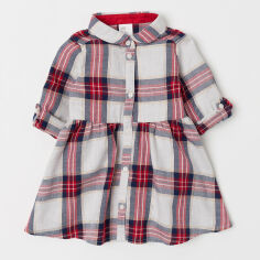 Акція на Дитяча сукня для дівчинки H&M XAZ321860VELL 74 см Червона/Бежева від Rozetka