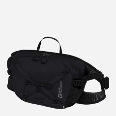 Акція на Спортивна сумка на пояс бананка Jack Wolfskin Velocity HipBag A63992_6350 Темно-сіра від Rozetka