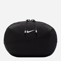 Акція на Спортивна сумка на пояс бананка Nike Nk Aura Waistpack HM6120-010 Black/Matte Silver від Rozetka