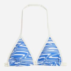 Акція на Верхня частина купальника жіноча Puma Swim Women Printed Triangle Top 94704401 M Vivid Blue від Rozetka