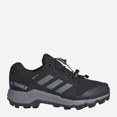 Акція на Дитячі трекінгові кросівки для хлопчика Adidas Terrex Gtx K FU7268 32 Чорні від Rozetka