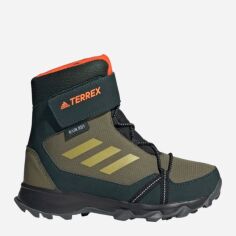 Акція на Підліткові зимові черевики для хлопчика adidas Terrex Snow Cf R.Rdy K GZ1178 37.5 Зелені від Rozetka
