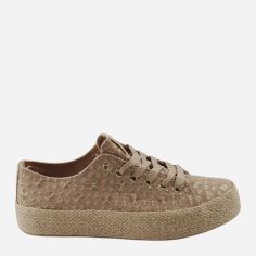 Акція на Жіночі кеди низькі Lee Cooper LCW-25-08-3646L 38 25 см Темно-бежеві від Rozetka