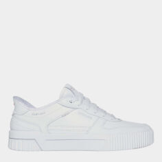 Акція на Жіночі кеди низькі Skechers 185222 WHT 39.5 (9.5US) 26.5 см Білі від Rozetka