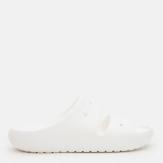 Акція на Жіночі шльопанці для пляжу Crocs Classic Sandal v2 Whi 209403-100 37-38 (M5/W7) 23 см White від Rozetka