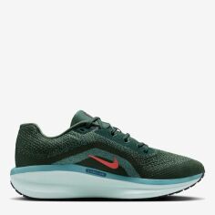 Акція на Чоловічі кросівки для бігу Nike Air Winflo 11 FJ9509-300 42.5 (9US) 27 см Темно-зелені від Rozetka