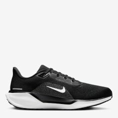 Акція на Чоловічі кросівки для бігу Nike Air Zoom Pegasus 41 Wide FN4932-002 47.5 (13US) 31 см Чорні від Rozetka