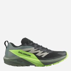 Акція на Чоловічі кросівки для бігу Salomon Sense Ride 5 L47311100 42 (8.5US/8UK) 26.5 см Зелені від Rozetka