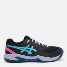 Акція на Чоловічі кросівки для залу Asics Gel-Dedicate 8 Padel 1041A414-001 41.5 (8US) 26 см Чорні від Rozetka