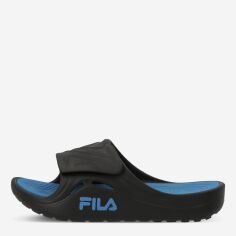 Акція на Чоловічі шльопанці для пляжу Fila Men'S Slippers Pool Winner 138645-BM 43 28 см Чорний/Синій від Rozetka
