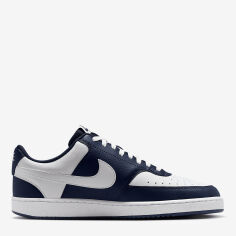 Акція на Чоловічі кеди низькі Nike Court Vision Lo HM9862-400 43 (9.5US) 27.5 см Темно-синій\Білий від Rozetka