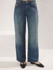 Акція на Джинси Baggy жіночі Trendyol TWOSS25JE00150 42 Blue від Rozetka