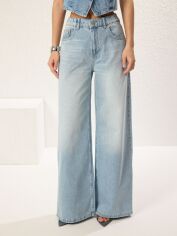 Акція на Джинси Baggy жіночі Trendyol TWOSS25JE00179 34 Blue від Rozetka