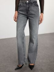 Акція на Джинси жіночі Trendyol TWOAW25JE00075 38 Anthracite від Rozetka