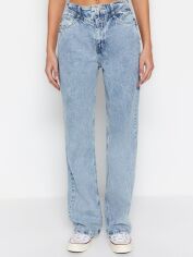 Акція на Джинси Regular Fit жіночі Trendyol TWOSS21JE0385 32 Mavi від Rozetka