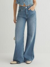 Акція на Джинси Baggy жіночі Trendyol TWOSS25JE00053 38 Blue від Rozetka