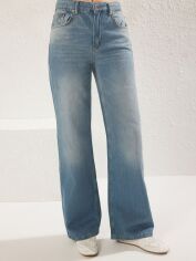 Акція на Джинси жіночі Trendyol TWOSS25JE00133 40 Light Blue від Rozetka