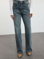 Акція на Джинси Regular Fit жіночі Trendyol TWOAW25JE00332 34 Blue від Rozetka