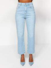 Акція на Джинси Клеш жіночі Trendyol TWOAW24JE00082 44 Light Blue від Rozetka
