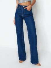 Акція на Джинси Regular Fit жіночі Trendyol TWOSS23JE00068 42 Blue від Rozetka