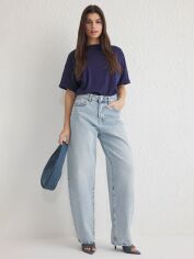 Акція на Джинси Baggy жіночі Trendyol TWOSS25JE00063 36 Light Blue від Rozetka