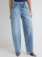 Акція на Джинси Baggy жіночі Trendyol TWOSS25JE00072 34 Blue від Rozetka