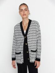 Акція на Кардиган жіночий Trendyol TWOAW21HI0250 L Black від Rozetka