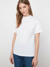 Акція на Футболка Trendyol TWOAW20TS0096-10 XS Beyaz від Rozetka