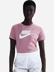 Акція на Футболка бавовняна жіноча Nike Sportswear Essential Futura DX7906-623 L Рожева від Rozetka