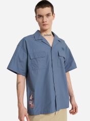 Акція на Сорочка бавовняна літня чоловіча FILA 133310-S4 44-46 Морська від Rozetka