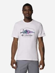 Акція на Футболка бавовняна довга чоловіча Columbia Path Lake™ Graphic II 1934811-109 XL Біла від Rozetka