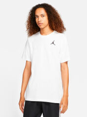 Акція на Футболка бавовняна довга чоловіча Nike Jordan Jumpman DC7485-100 XL Біла від Rozetka