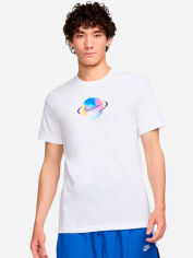 Акція на Футболка бавовняна довга чоловіча Nike Sportswear Oc Cosmic 2 HV9910-100 S Біла від Rozetka