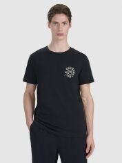 Акція на Футболка бавовняна довга чоловіча 4F 4FWSS25TTSHM1980-20S XL Чорна від Rozetka