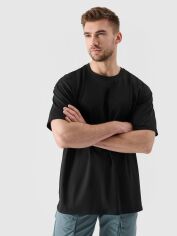 Акція на Футболка чоловіча 4F 4FRSS24TTSHM2543-20S XL Чорна від Rozetka