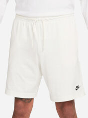 Акція на Шорти бавовняні короткі чоловічі Nike Club FQ4359-133 2XL Білі від Rozetka